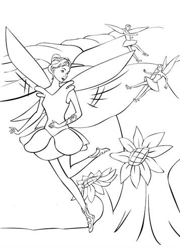 Kidsnfun.com  21 coloring pages of Barbie FairyTopia